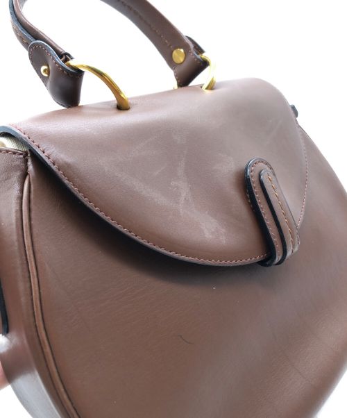 DELVAUX（デルヴォー）DELVAUX (デルヴォー) 2WAYショルダーバッグ ブラウン サイズ:-の古着・服飾アイテム