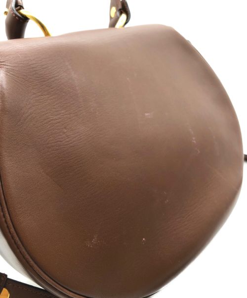 DELVAUX（デルヴォー）DELVAUX (デルヴォー) 2WAYショルダーバッグ ブラウン サイズ:-の古着・服飾アイテム