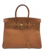HERMESエルメス）の古着「バーキン35」｜ゴールド