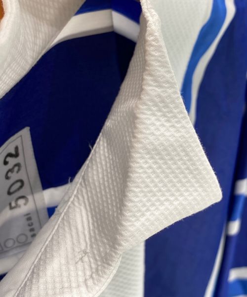 sacai（サカイ）sacai (サカイ) ストライプシャツワンピース ブルー サイズ:-の古着・服飾アイテム