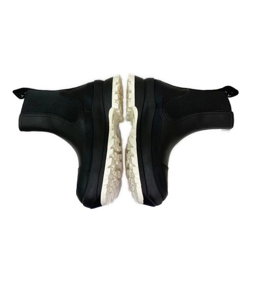STELLA McCARTNEY（ステラマッカートニー）STELLA McCARTNEY (ステラマッカートニー) Trace バイカラーアンクルブーツ ブラック サイズ:36の古着・服飾アイテム