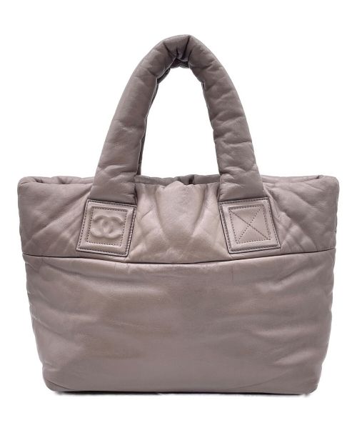 CHANEL（シャネル）CHANEL (シャネル) トートバッグ グレージュ サイズ:-の古着・服飾アイテム