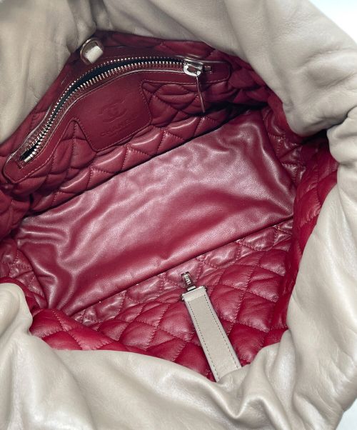 CHANEL（シャネル）CHANEL (シャネル) トートバッグ グレージュ サイズ:-の古着・服飾アイテム