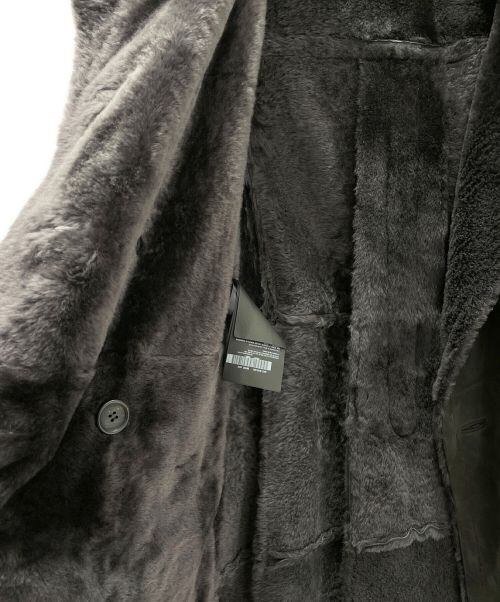 PRADA（プラダ）PRADA (プラダ) ムートンコート ブラウン サイズ:40の古着・服飾アイテム
