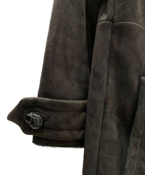 PRADA（プラダ）PRADA (プラダ) ムートンコート ブラウン サイズ:40の古着・服飾アイテム