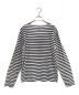 CHANEL (シャネル) ココマークボーダーカットソー ホワイト×ブラック サイズ:M：79800円