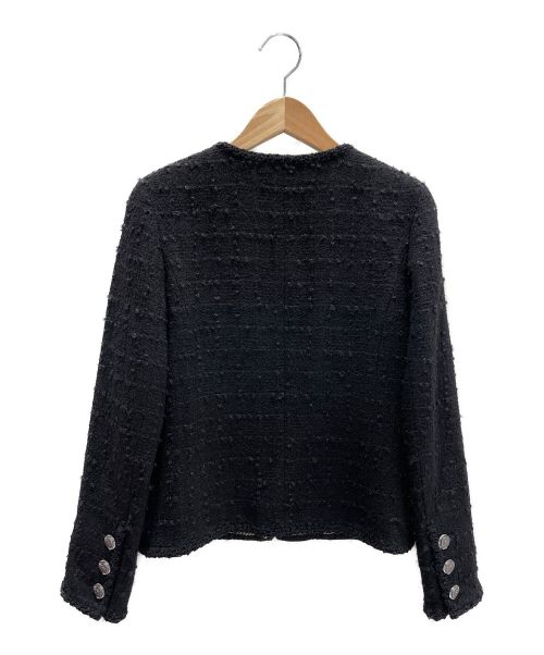 CHANEL（シャネル）CHANEL (シャネル) ツイードジャケット ブラック サイズ:34の古着・服飾アイテム