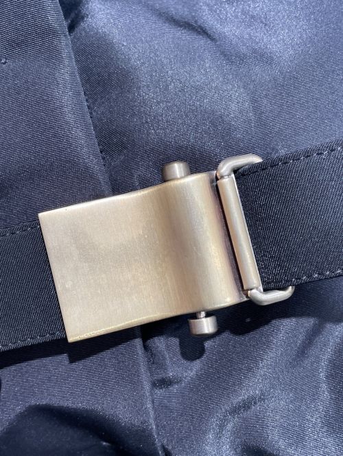 PRADA（プラダ）PRADA (プラダ) ファー付きダウンコート ブラック サイズ:40の古着・服飾アイテム
