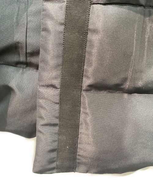 PRADA（プラダ）PRADA (プラダ) ファー付きダウンコート ブラック サイズ:40の古着・服飾アイテム
