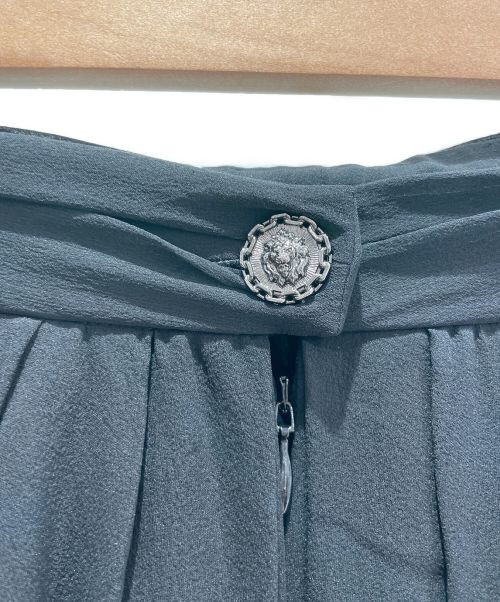 CHANEL（シャネル）CHANEL (シャネル) シルククレープ ロングスカート ブラック サイズ:38の古着・服飾アイテム