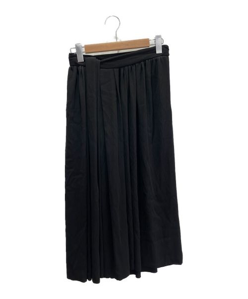 BALENCIAGA（バレンシアガ）BALENCIAGA (バレンシアガ) PLEATED KNOT SKIRT ブラック サイズ:38の古着・服飾アイテム
