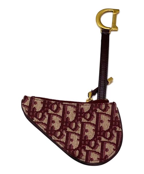 Christian Dior（クリスチャン ディオール）Christian Dior (クリスチャン ディオール) サドルトロッターコインケース レッドの古着・服飾アイテム