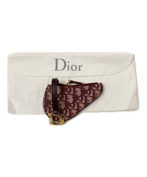 Christian Dior（クリスチャン ディオール）Christian Dior (クリスチャン ディオール) サドルトロッターコインケース レッドの古着・服飾アイテム