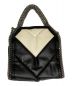 STELLA McCARTNEY (ステラマッカートニー) ファラベラバイカラーミニトートバッグ ブラック×アイボリー サイズ:ミニ：39800円