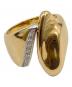 NO BRAND JEWELRY (ノーブランドジュエリー) K18プラチナダイヤモンドデザインリング サイズ:12号：64800円
