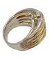 中古・古着 NO BRAND JEWELRY (ノーブランドジュエリー) レイヤードダイヤモンドデザインリング サイズ:11号：228000円