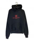 BALENCIAGAバレンシアガ）の古着「BBロゴプリントプルオーバーパーカー」