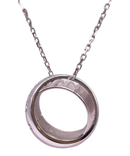 DAMIANI（ダミアーニ）DAMIANI (ダミアーニ) ダブルリングサークルネックレス サイズ:-の古着・服飾アイテム