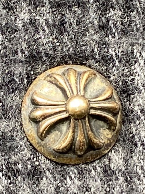 CHROME HEARTS（クロムハーツ）CHROME HEARTS (クロムハーツ) リバーシブルシャツ グレー サイズ:Lの古着・服飾アイテム