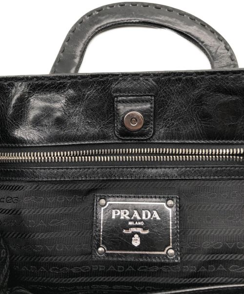 PRADA（プラダ）PRADA (プラダ) 2WAYバッグ ブラック サイズ:-の古着・服飾アイテム