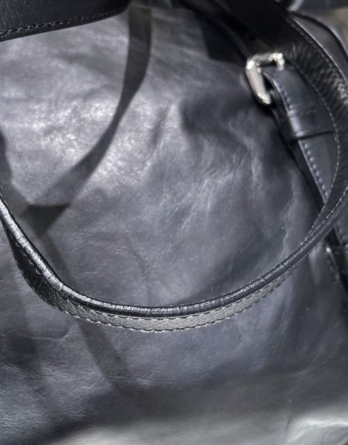 PRADA（プラダ）PRADA (プラダ) レザートートバッグ ブラック サイズ:-の古着・服飾アイテム