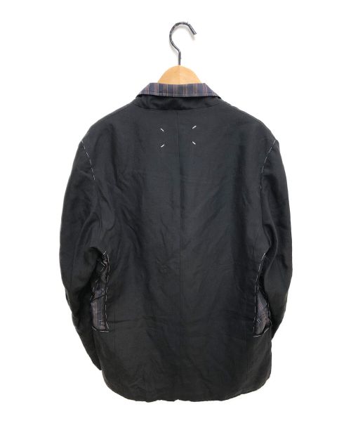 Maison Margiela（メゾンマルジェラ）Maison Margiela (メゾンマルジェラ) 21SS トロンプルイユジャケット ブラック サイズ:46の古着・服飾アイテム