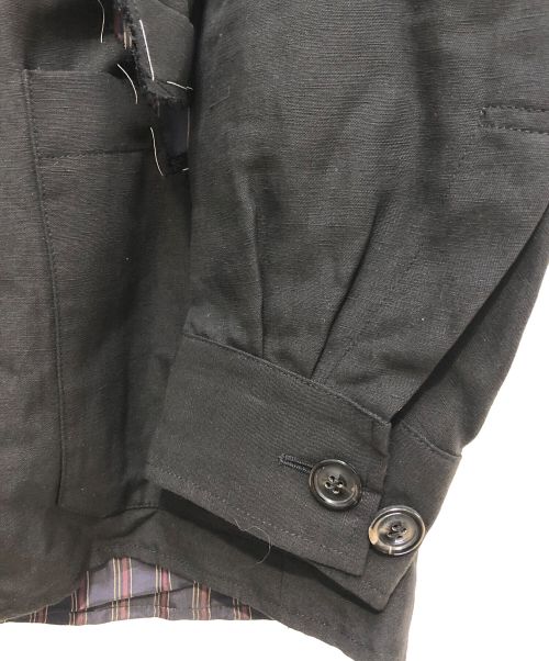 Maison Margiela（メゾンマルジェラ）Maison Margiela (メゾンマルジェラ) 21SS トロンプルイユジャケット ブラック サイズ:46の古着・服飾アイテム