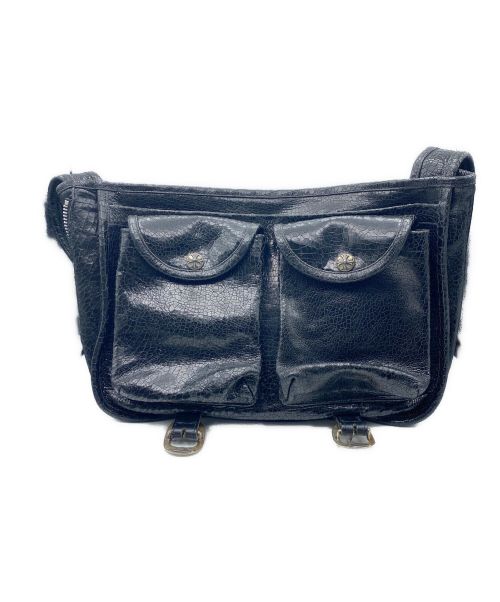CHROME HEARTS（クロムハーツ）CHROME HEARTS (クロムハーツ) ダガージップガンスリンガーメッセンジャーバッグ ブラック サイズ:-の古着・服飾アイテム