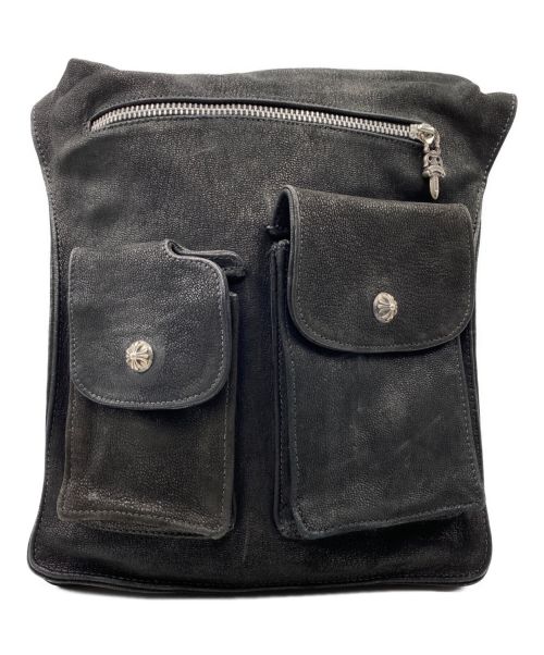 CHROME HEARTS（クロムハーツ）CHROME HEARTS (クロムハーツ) スリンガー レザー ショルダーバッグ ブラック サイズ:-の古着・服飾アイテム