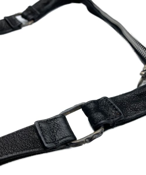 CHROME HEARTS（クロムハーツ）CHROME HEARTS (クロムハーツ) スリンガー レザー ショルダーバッグ ブラック サイズ:-の古着・服飾アイテム
