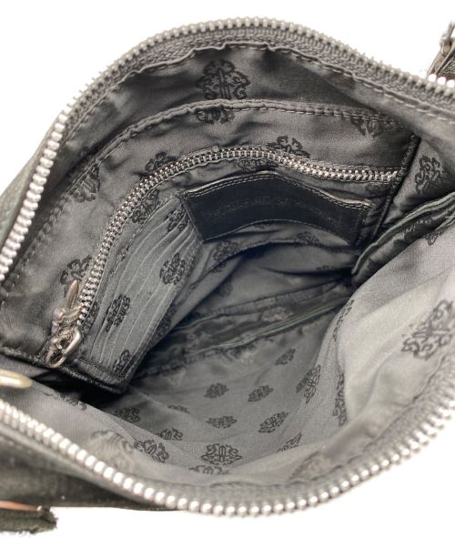 CHROME HEARTS（クロムハーツ）CHROME HEARTS (クロムハーツ) スリンガー レザー ショルダーバッグ ブラック サイズ:-の古着・服飾アイテム