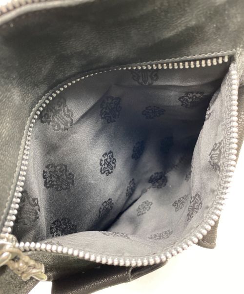 CHROME HEARTS（クロムハーツ）CHROME HEARTS (クロムハーツ) スリンガー レザー ショルダーバッグ ブラック サイズ:-の古着・服飾アイテム