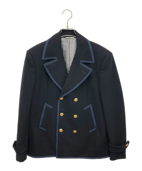 Thom Browne（トムブラウン）Thom Browne (トムブラウン) ウールカシミアPコート ネイビー サイズ:3の古着・服飾アイテム