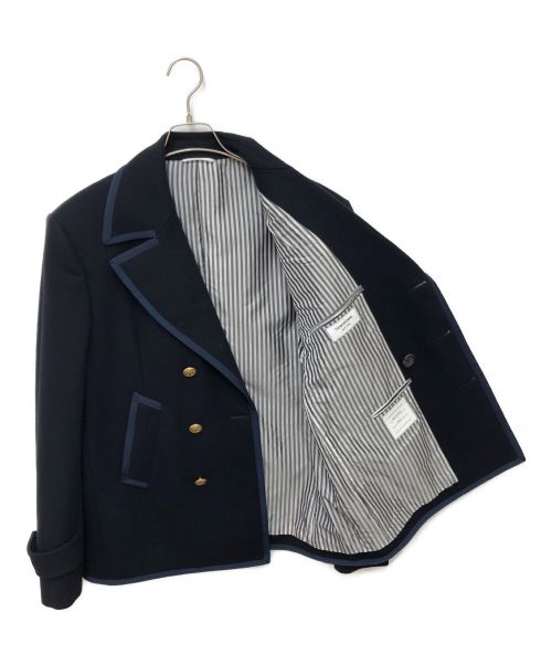 Thom Browne（トムブラウン）Thom Browne (トムブラウン) ウールカシミアPコート ネイビー サイズ:3の古着・服飾アイテム
