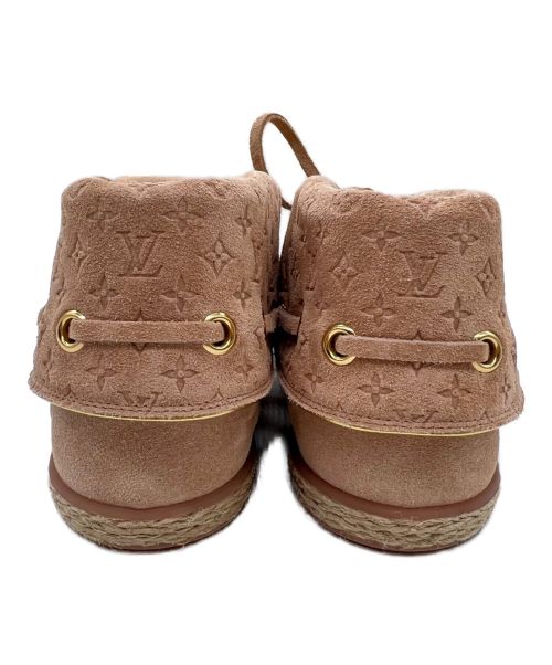 LOUIS VUITTON（ルイ ヴィトン）LOUIS VUITTON (ルイ ヴィトン) モノグラムスウェードシューズ ライトピンク サイズ:37 1/2の古着・服飾アイテム