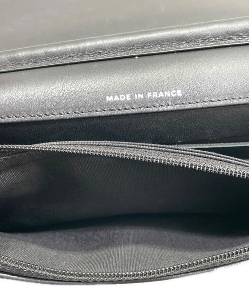 CHANEL（シャネル）CHANEL (シャネル) パテントチェーンウォレット ブラック サイズ:-の古着・服飾アイテム