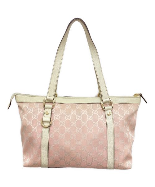 GUCCI（グッチ）GUCCI (グッチ) トートバッグ ピンク サイズ:-の古着・服飾アイテム