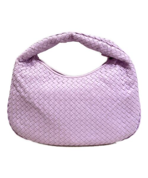 BOTTEGA VENETA（ボッテガベネタ）BOTTEGA VENETA (ボッテガベネタ) イントレチャートショルダーバッグ ラベンダーの古着・服飾アイテム