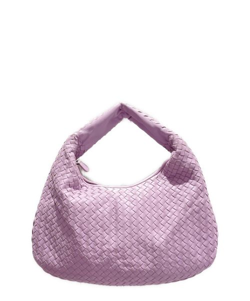 BOTTEGA VENETA（ボッテガベネタ）BOTTEGA VENETA (ボッテガベネタ) イントレチャートショルダーバッグ ラベンダーの古着・服飾アイテム