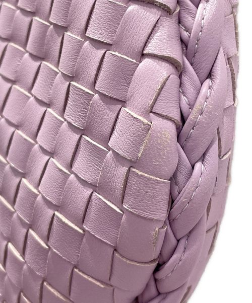 BOTTEGA VENETA（ボッテガベネタ）BOTTEGA VENETA (ボッテガベネタ) イントレチャートショルダーバッグ ラベンダーの古着・服飾アイテム
