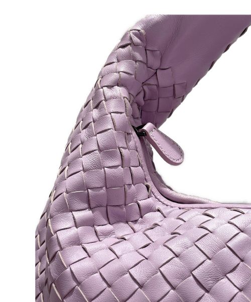 BOTTEGA VENETA（ボッテガベネタ）BOTTEGA VENETA (ボッテガベネタ) イントレチャートショルダーバッグ ラベンダーの古着・服飾アイテム