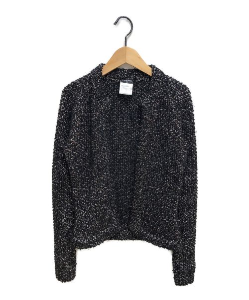 CHANEL（シャネル）CHANEL (シャネル) ニットジャケット ブラック サイズ:38の古着・服飾アイテム