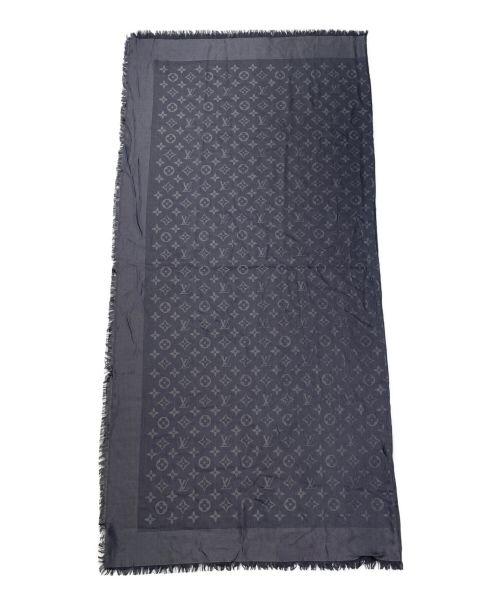 LOUIS VUITTON（ルイ ヴィトン）LOUIS VUITTON (ルイ ヴィトン) ショール・モノグラムシャイン グレー サイズ:-の古着・服飾アイテム