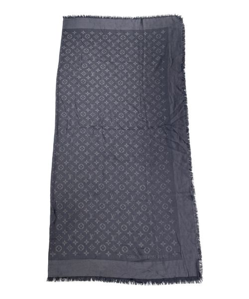 LOUIS VUITTON（ルイ ヴィトン）LOUIS VUITTON (ルイ ヴィトン) ショール・モノグラムシャイン グレー サイズ:-の古着・服飾アイテム