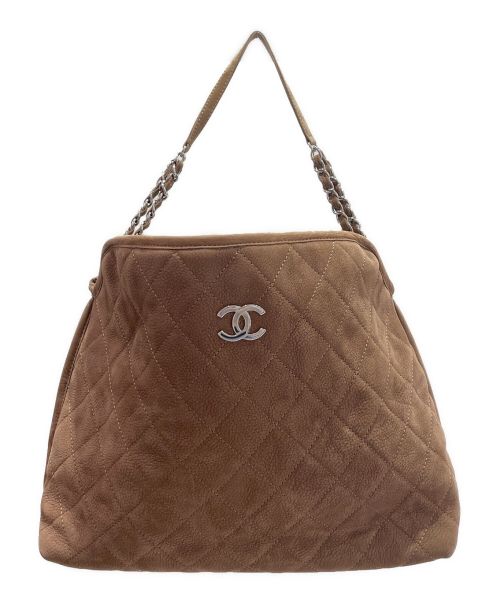 CHANEL（シャネル）CHANEL (シャネル) チェーンワンSトルダーショルダーバッグ ブラウン サイズ:-の古着・服飾アイテム