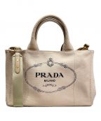 PRADAプラダ）の古着「カナパM」｜ベージュ