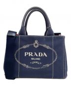 PRADAプラダ）の古着「2WAYショルダーバッグ」｜インディゴ