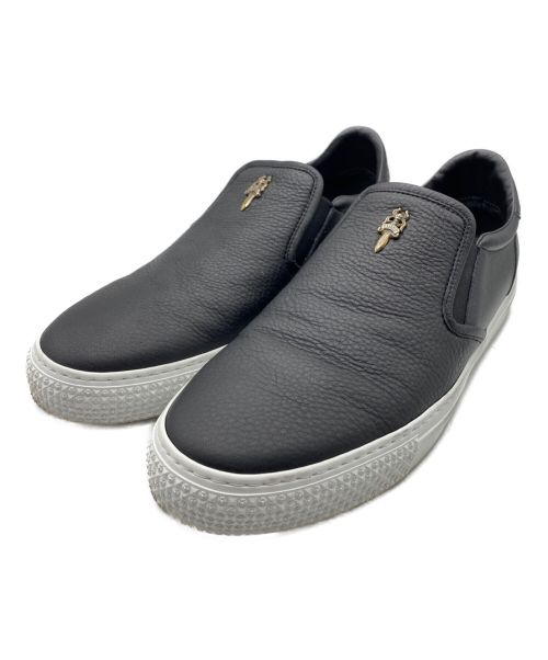 CHROME HEARTS（クロムハーツ）CHROME HEARTS (クロムハーツ) CH SLIP ON ブラック サイズ:SIZE 42の古着・服飾アイテム