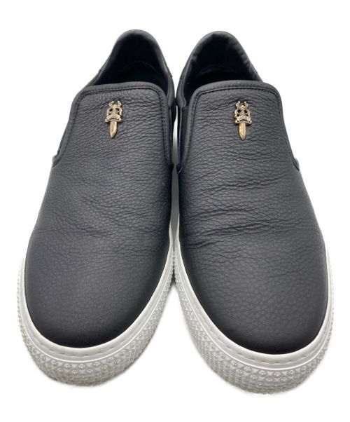 CHROME HEARTS（クロムハーツ）CHROME HEARTS (クロムハーツ) CH SLIP ON ブラック サイズ:SIZE 42の古着・服飾アイテム