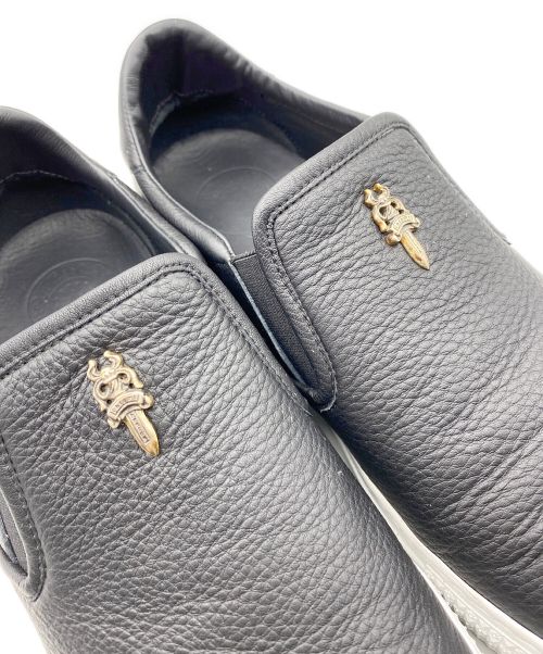 CHROME HEARTS（クロムハーツ）CHROME HEARTS (クロムハーツ) CH SLIP ON ブラック サイズ:SIZE 42の古着・服飾アイテム